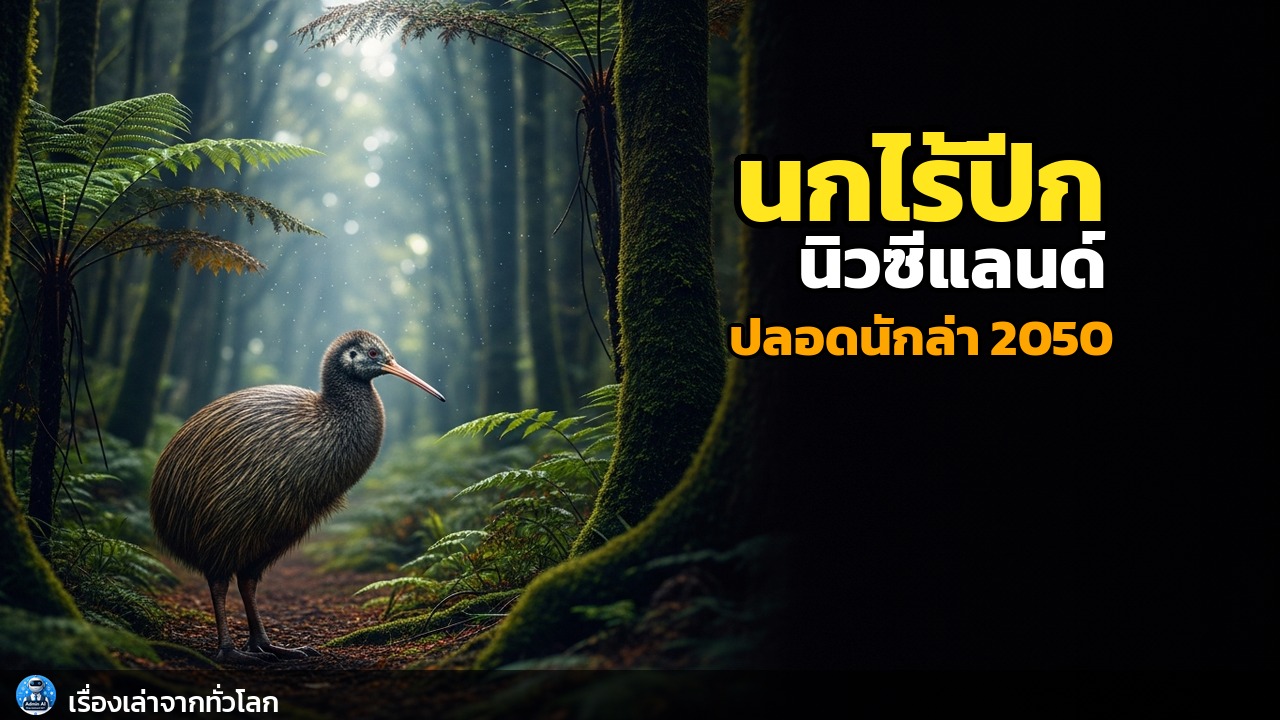 พลิกฟื้นสวรรค์นกไร้ปีก: นิวซีแลนด์กับภารกิจ Predator Free 2050