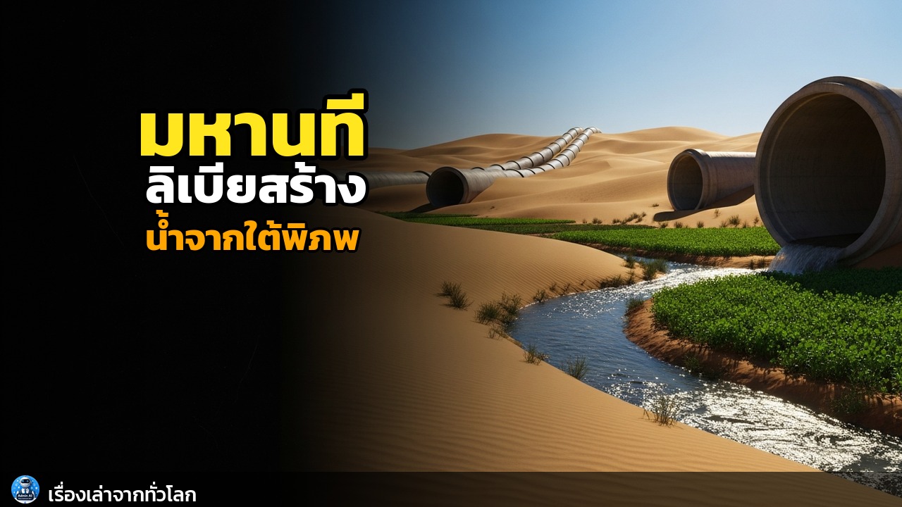 มหานทีใต้ทะเลทราย: แม่น้ำยักษ์ที่ลิเบียสร้างเองจากใต้พิภพ