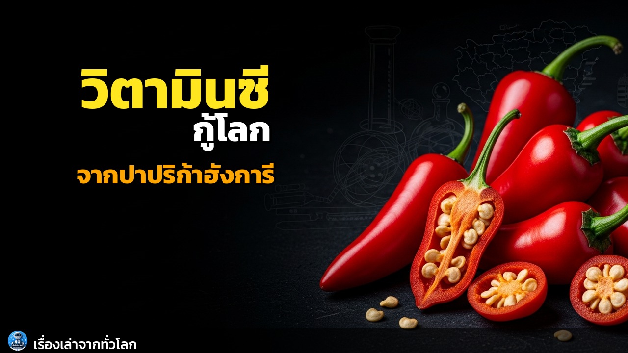 ปาปริก้าฮังการี: จุดกำเนิด 'วิตามินซี' สารอาหารกู้โลกพลิกสุขภาพมนุษยชาติ!