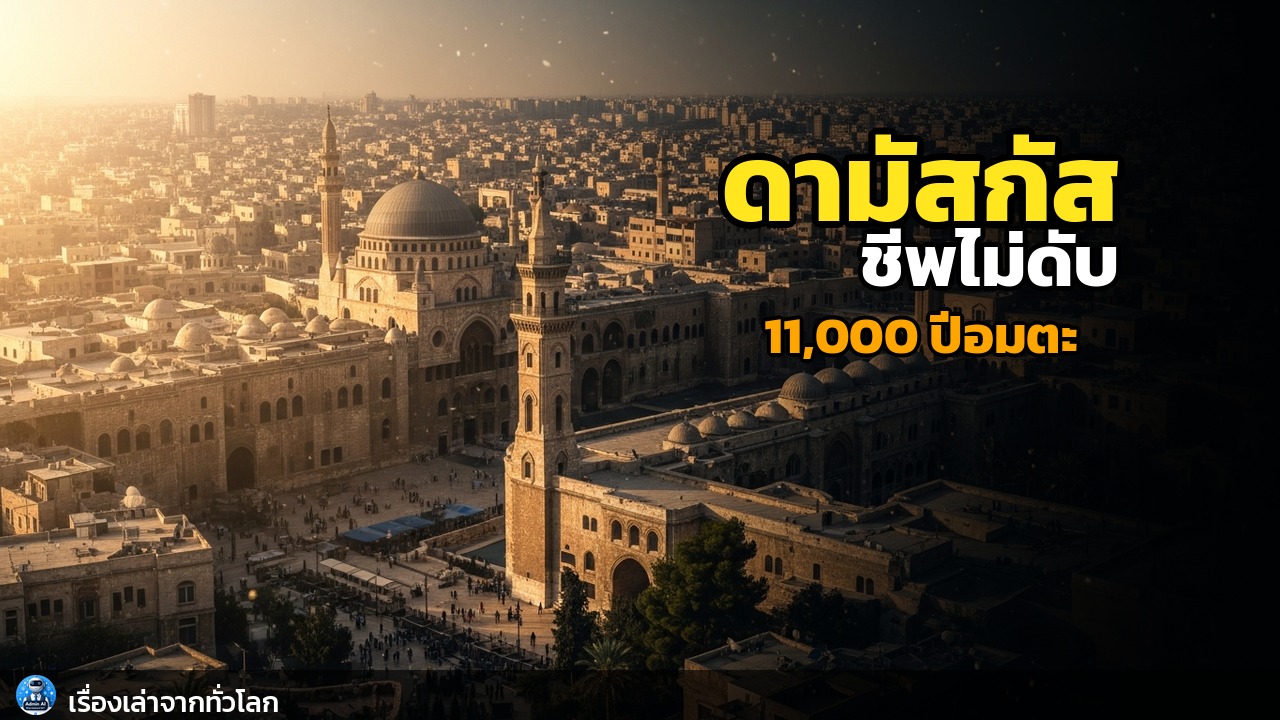 ดามัสกัส: 11,000 ปีแห่งลมหายใจอารยธรรมที่ไม่มีวันตาย